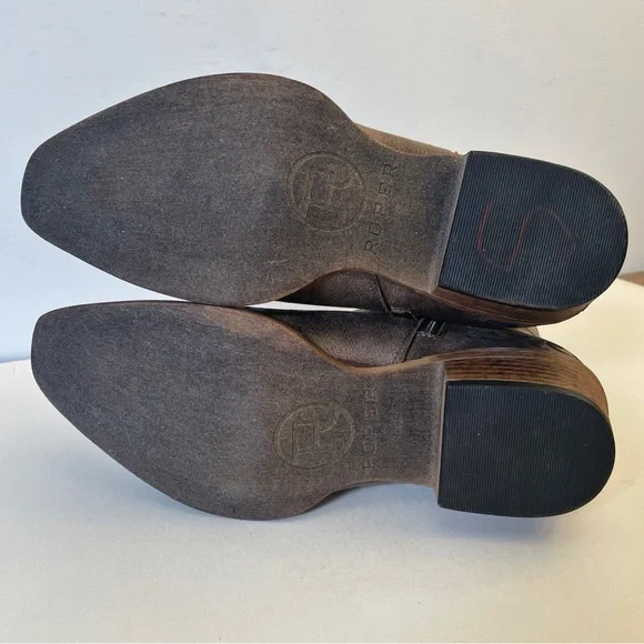 ROPERS Women’s Shorty Boot Vintage Brown Faux Leather Laser Western Design - Picture 8 of 13